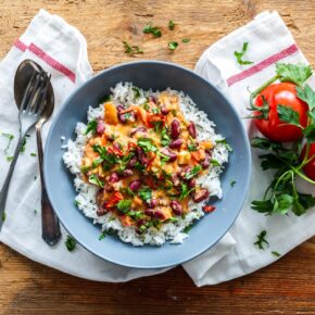 Kidneybohnen á la Afrika