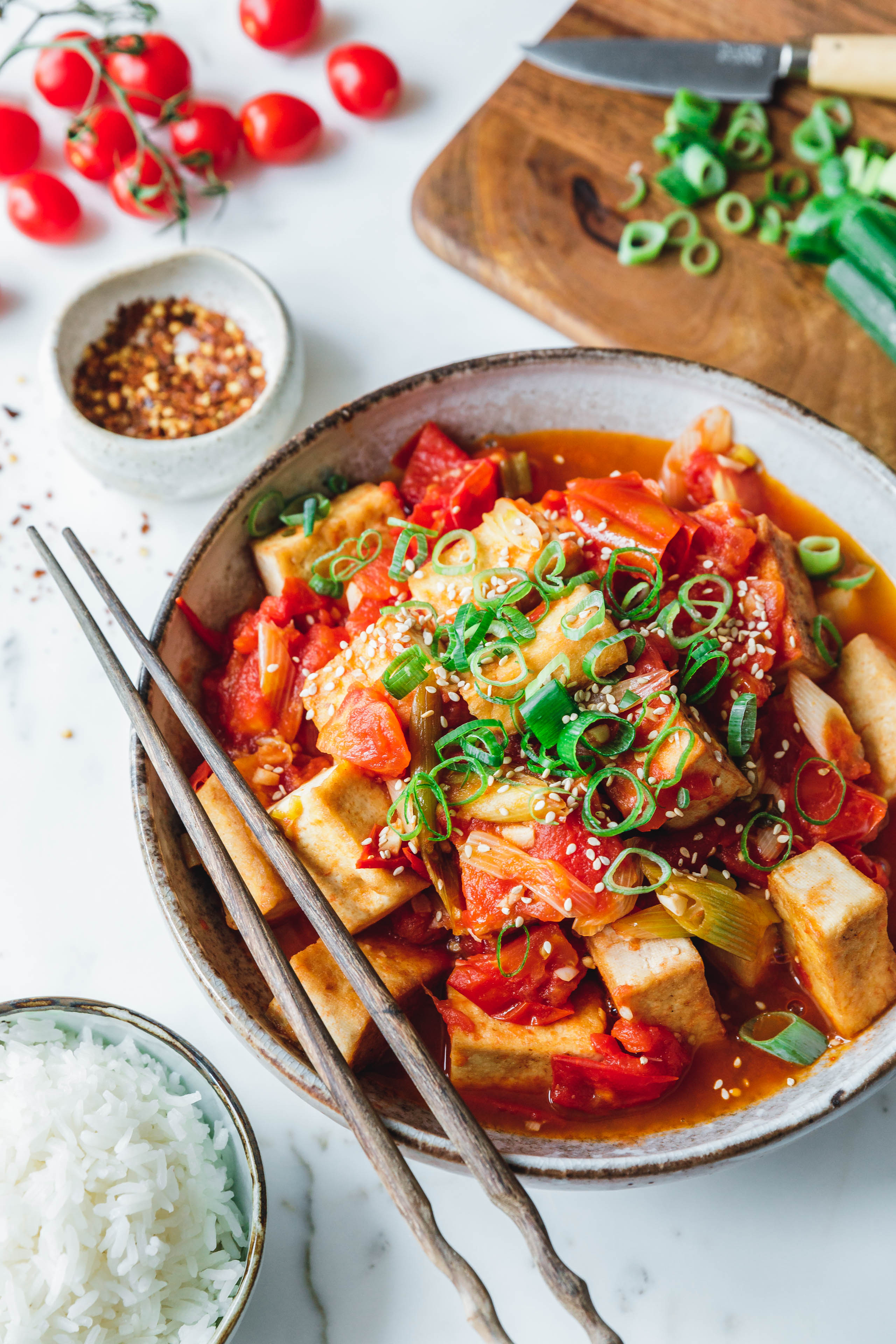 Vietnamesischer Tomaten-Tofu