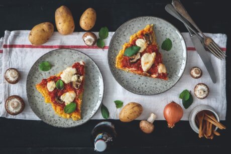 Glutenfreie Pizza mit Kartoffel-Crust