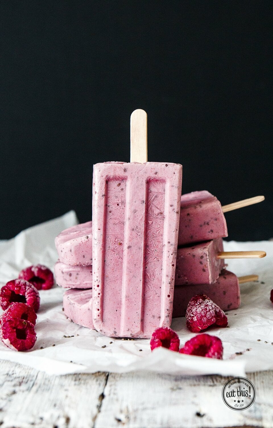 Himbeer Popsicles mit Chia-6