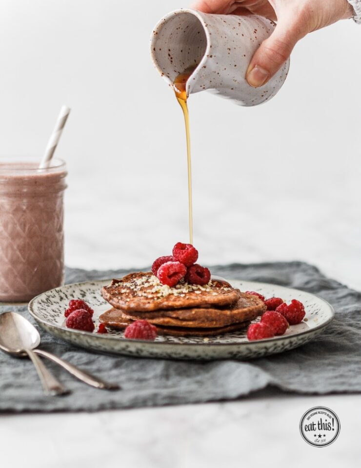15 Minuten Superfood Pancakes mit Berlin Organics · Eat this!