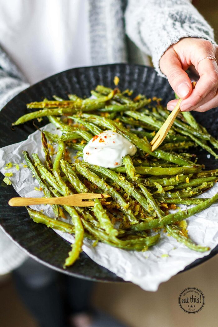 Green Bean Fries aus dem Ofen
