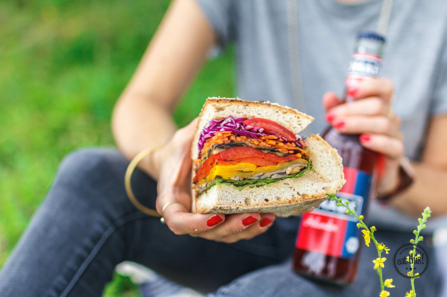Grilled Veggie Picknick-Sandwich · Eat this! Foodblog für gesunde ...