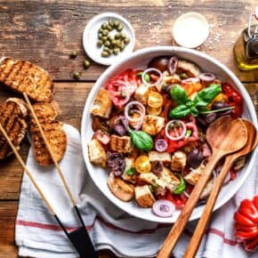 Panzanella - italienischer Brotsalat