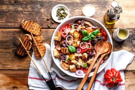 Panzanella - italienischer Brotsalat