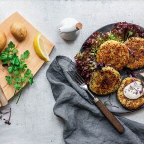 Einfache Kartoffel-Quinoa-Patties