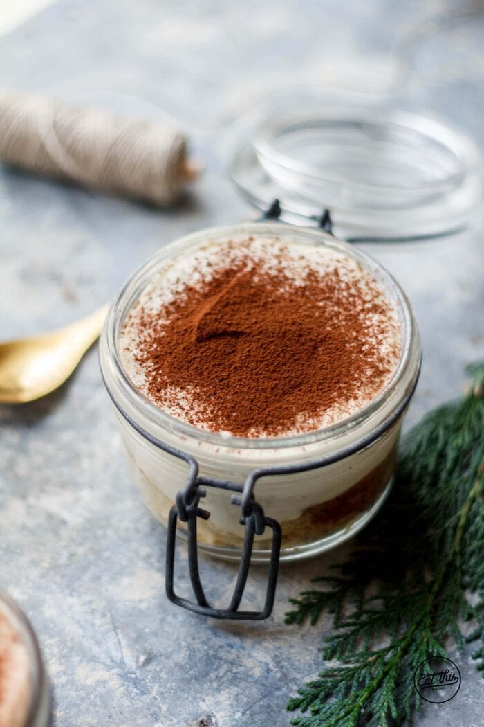 Tiramisu mit Cashew-Mascarpone
