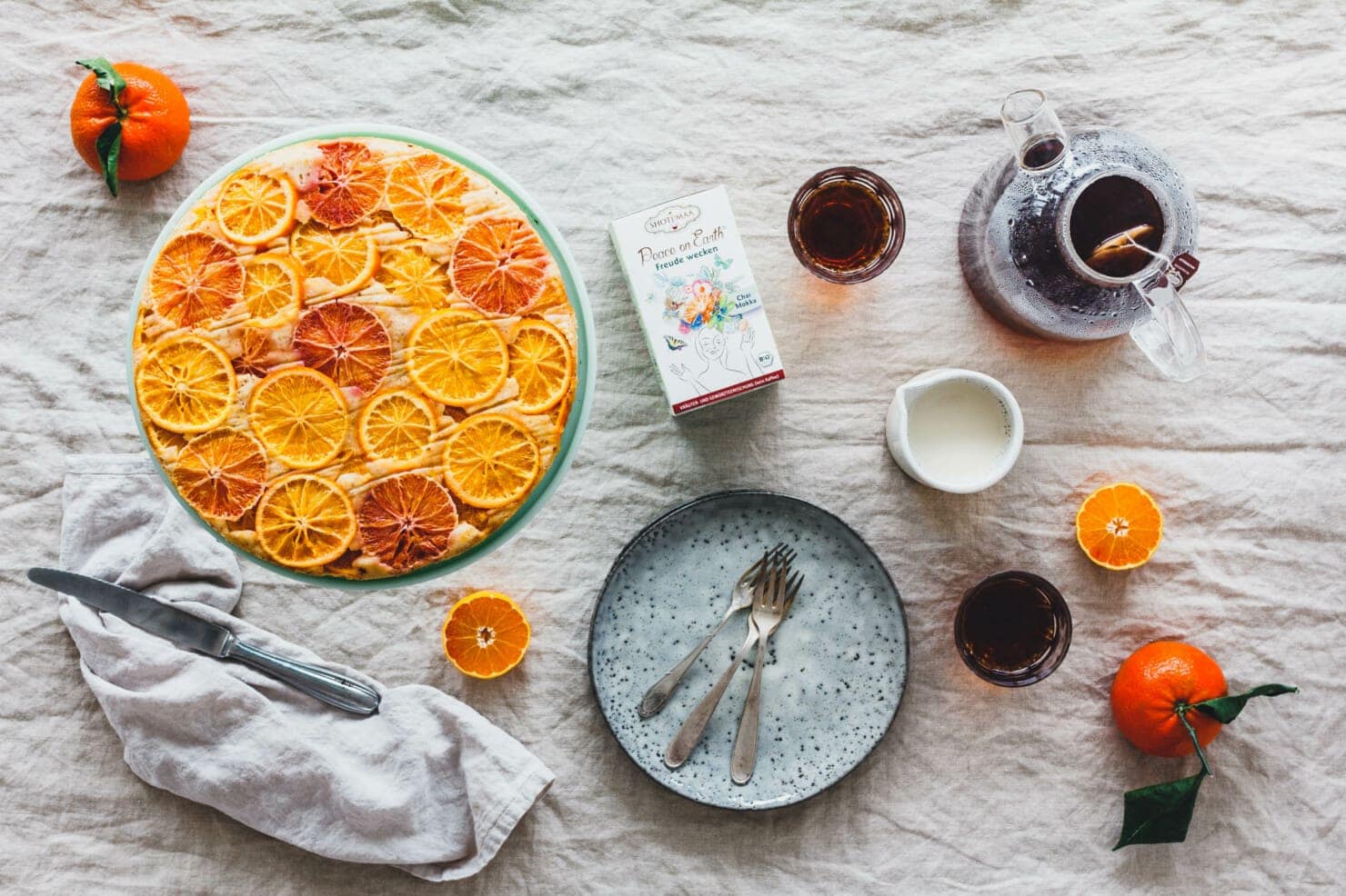 Polentakuchen mit Blutorangen · Eat this!