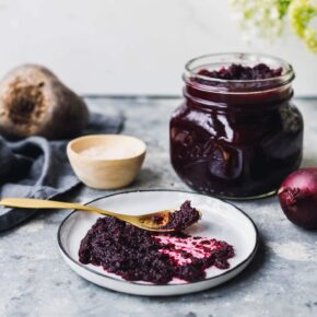 Rote Bete Ketchup - Vegan grillen kann jeder