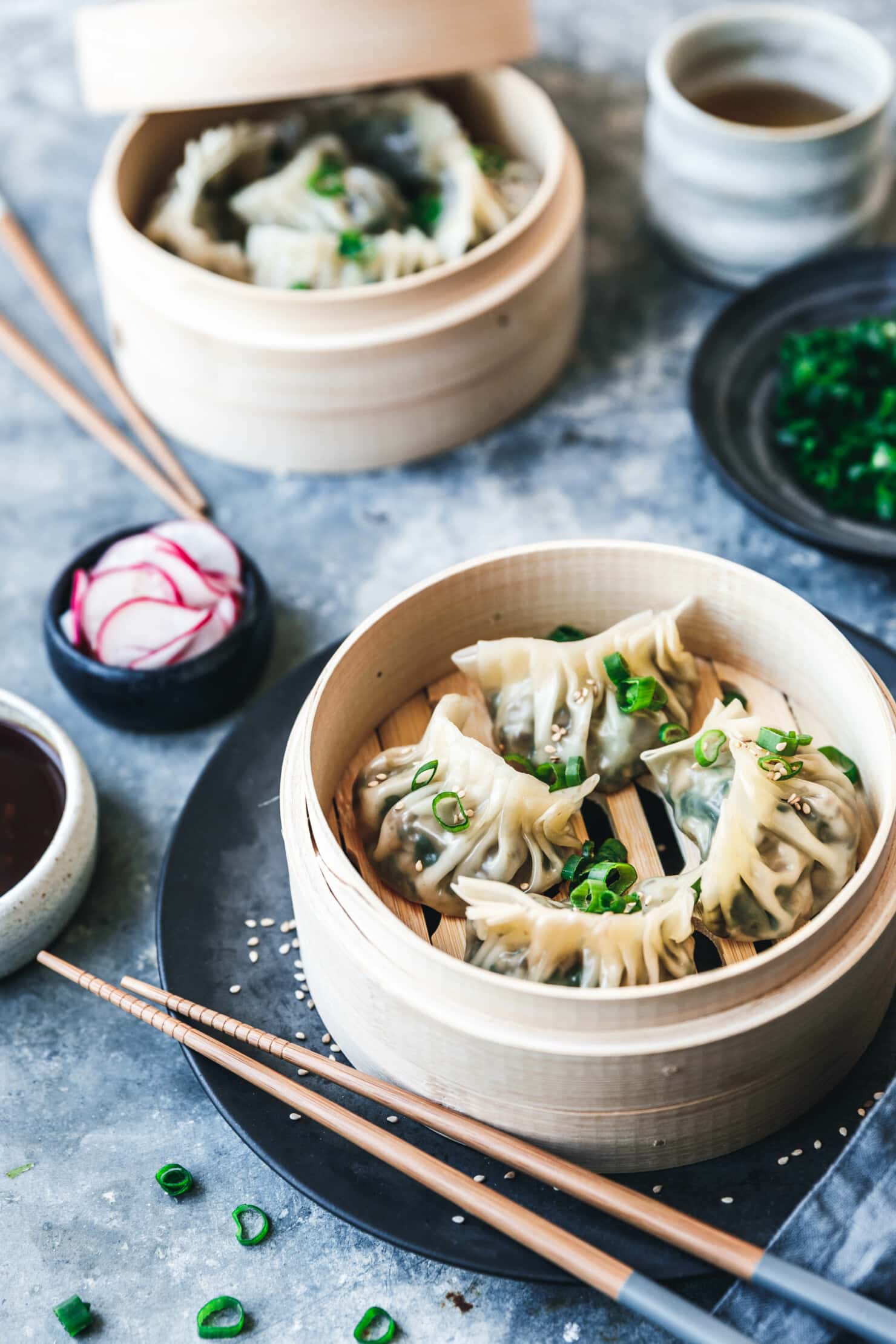 Gedämpfte vegane Dumplings · Eat this! Foodblog • Vegane Rezepte • Stories