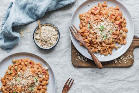 Pasta e Ceci – Pipe Rigate mit Kichererbsen