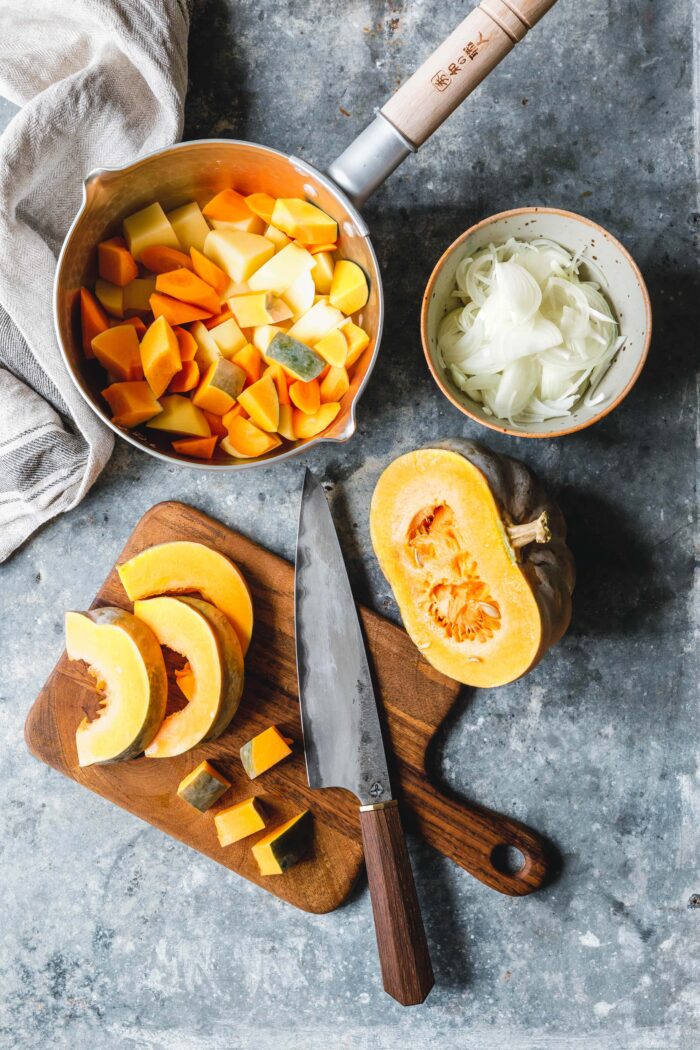 Japanisches Curry mit Muskat-Kürbis