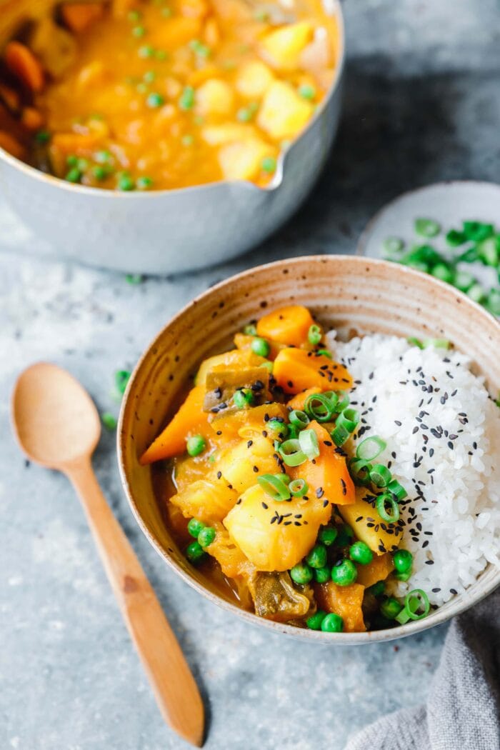 Japanisches Curry mit Muskat-Kürbis