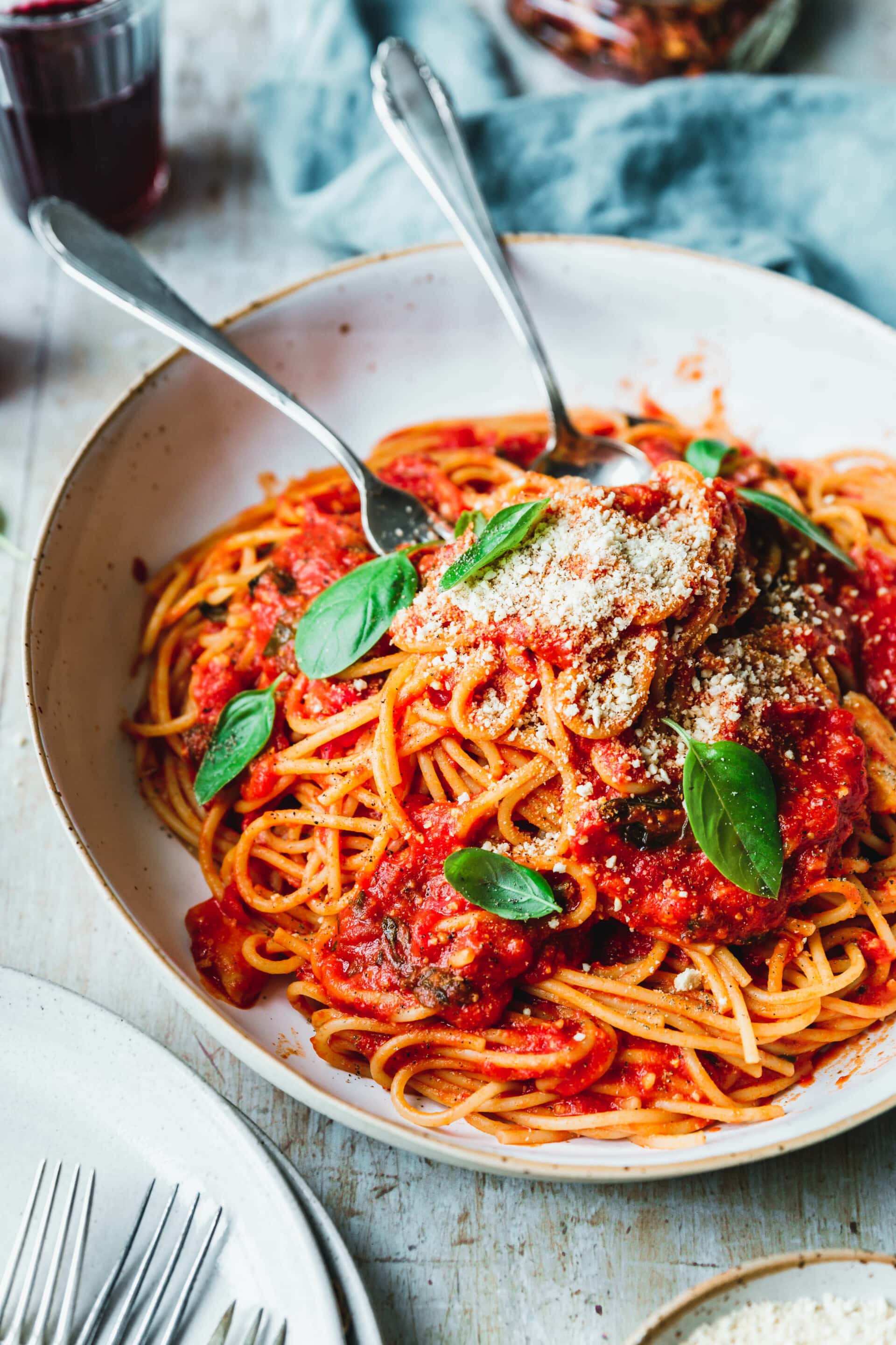 Spaghetti Napoli? Pasta al Pomodoro! · Eat this! Vegane Rezepte