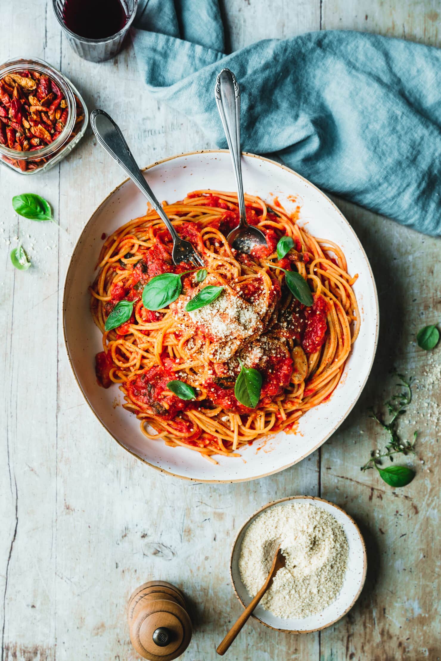 Spaghetti Napoli? Pasta al Pomodoro! · Eat this! Vegane Rezepte