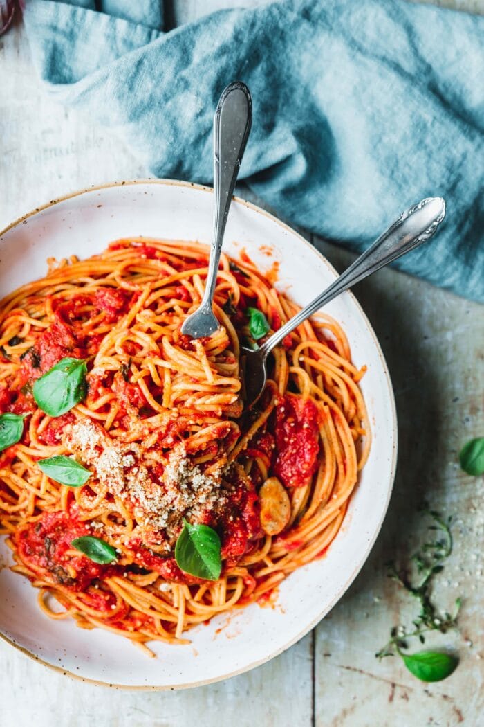 Spaghetti Napoli? Pasta al Pomodoro!