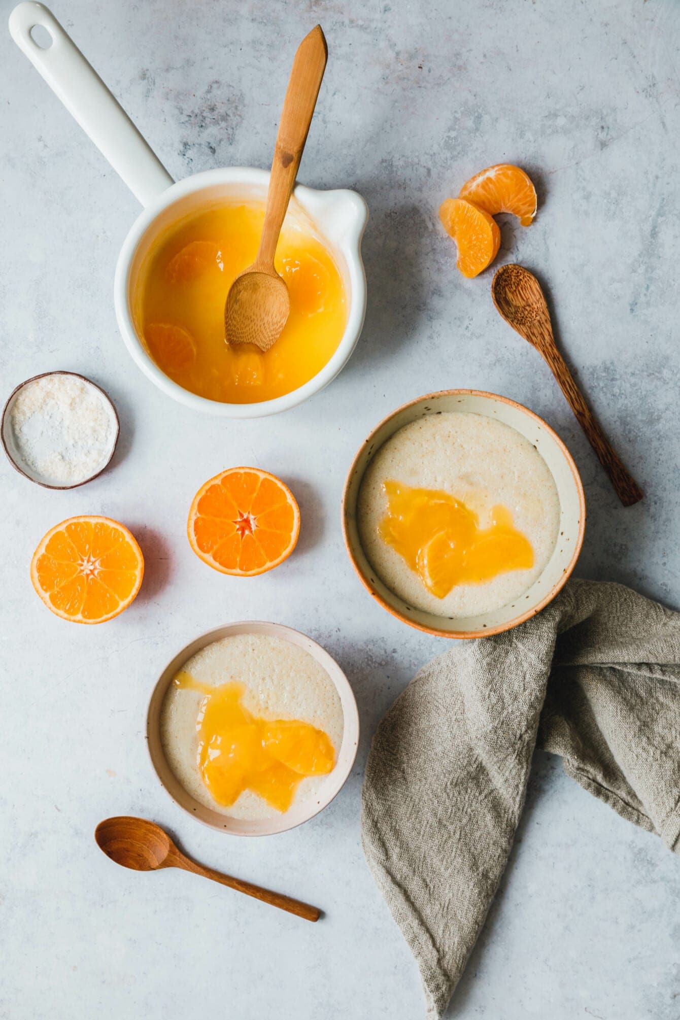 Cremiger Grießbrei mit Mandarinensauce · Eat this!