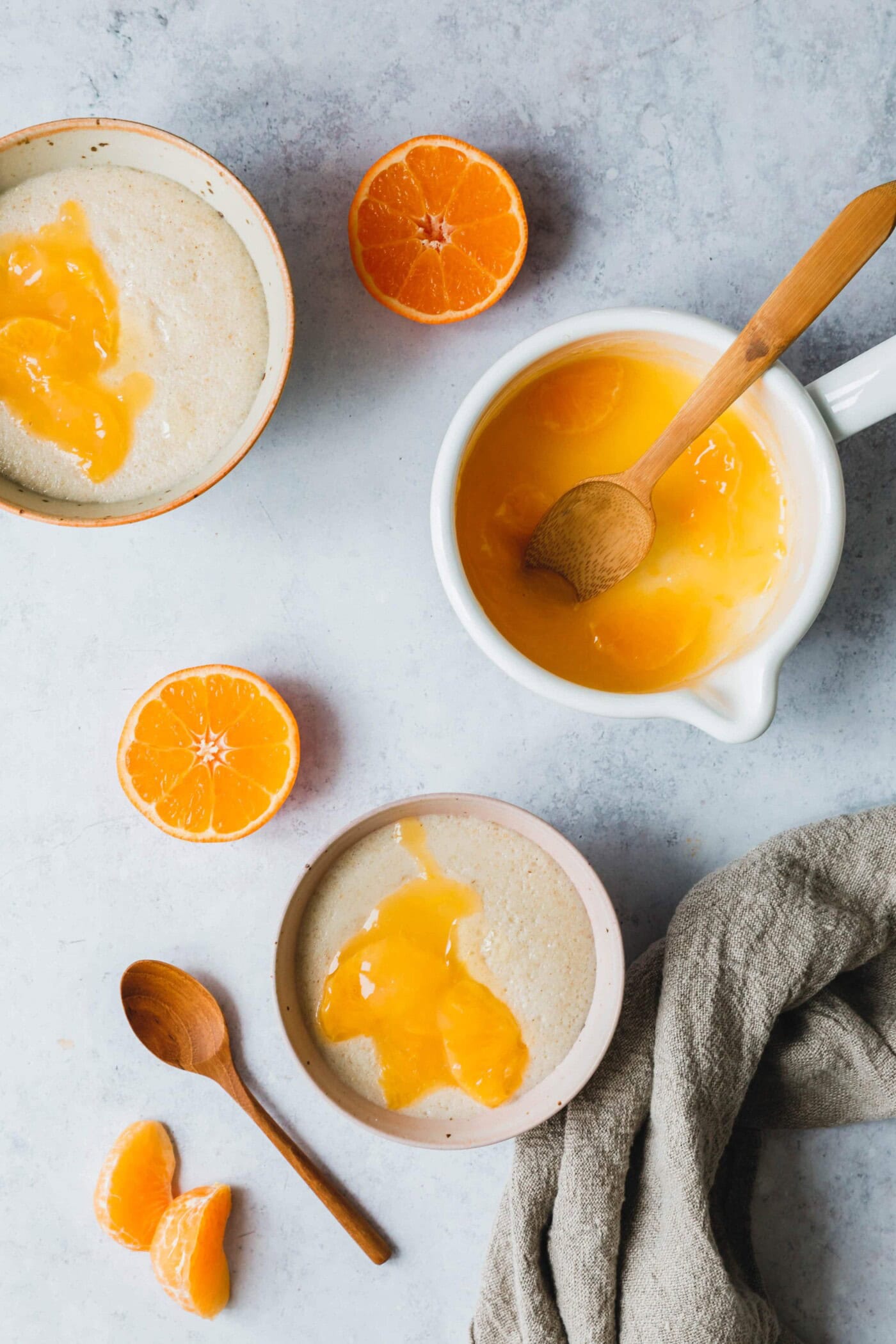 Cremiger Grießbrei mit Mandarinensauce · Eat this!