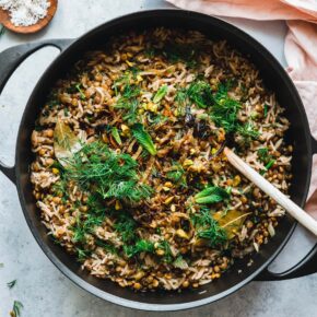 Mujadarra - die leckersten arabischen Linsen mit Reis