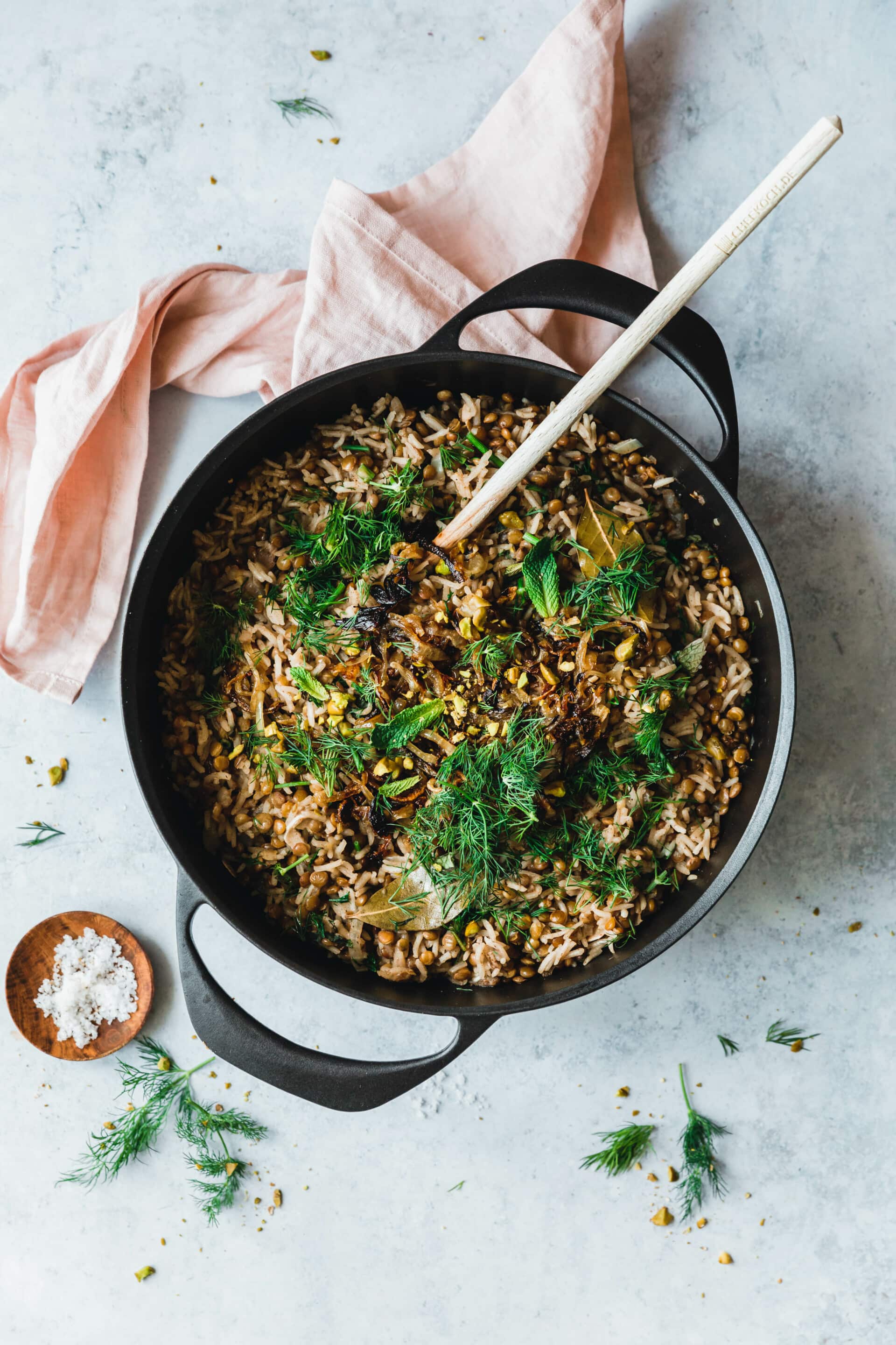 Mujadarra – arabische Linsen mit Reis · Eat this! Foodblog für gesunde ...
