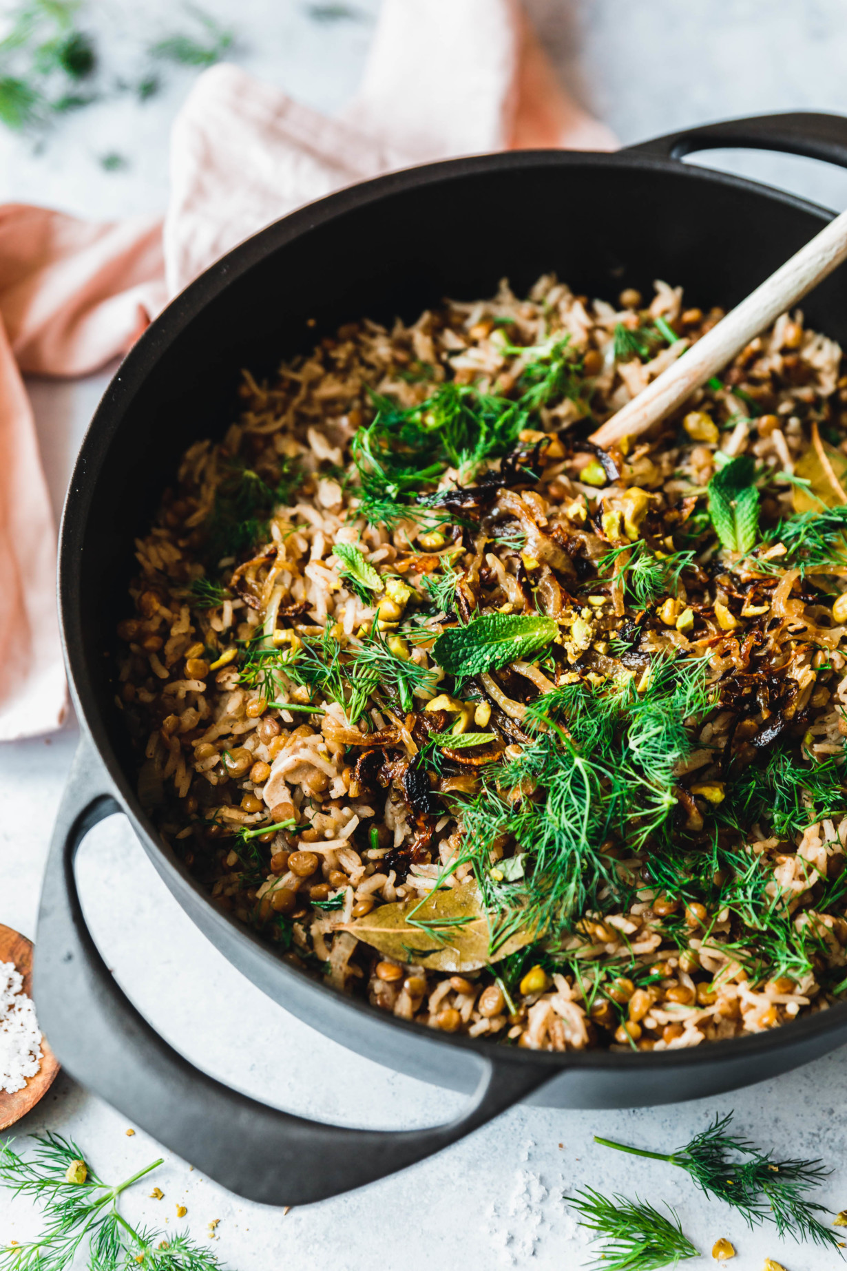 Mujadarra – arabische Linsen mit Reis · Eat this! Veganes Foodblog seit ...
