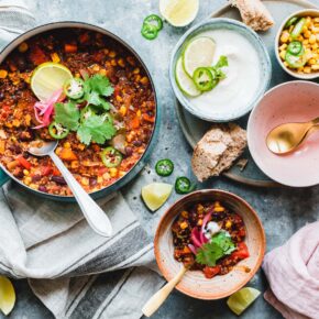 Schnelles One Pot Quinoa Chili