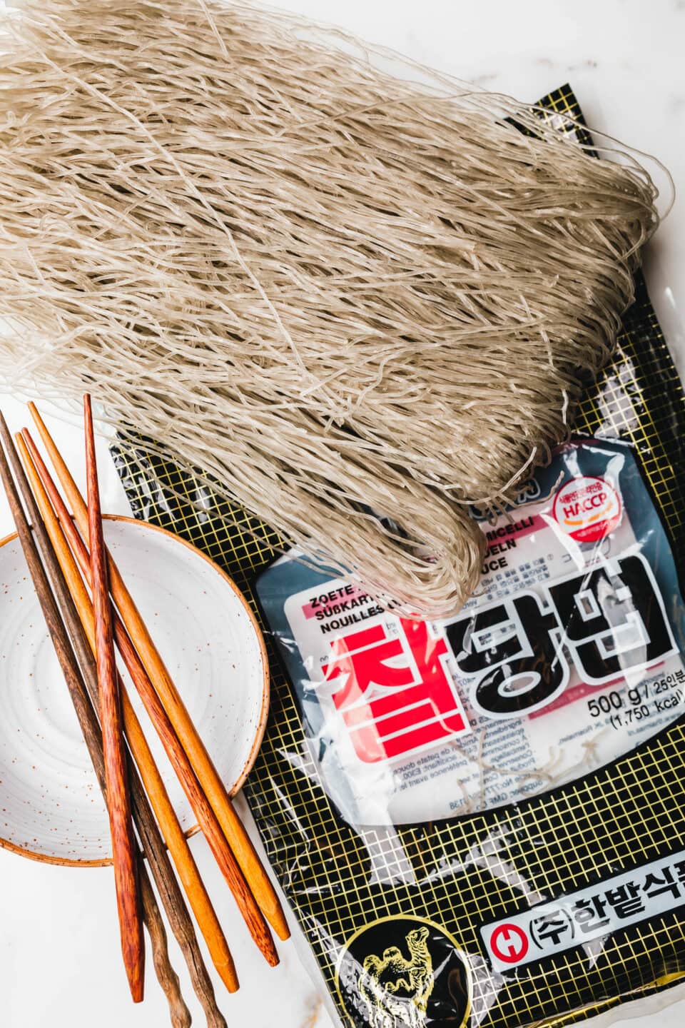 Dangmyeon – Koreanische Süßkartoffelnudeln