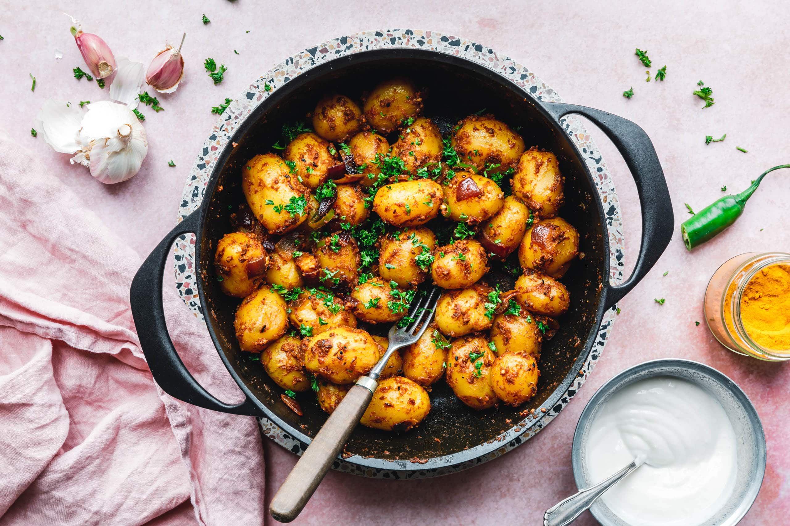 Bombay Potatoes – (anglo-)indische Curry-Kartoffeln