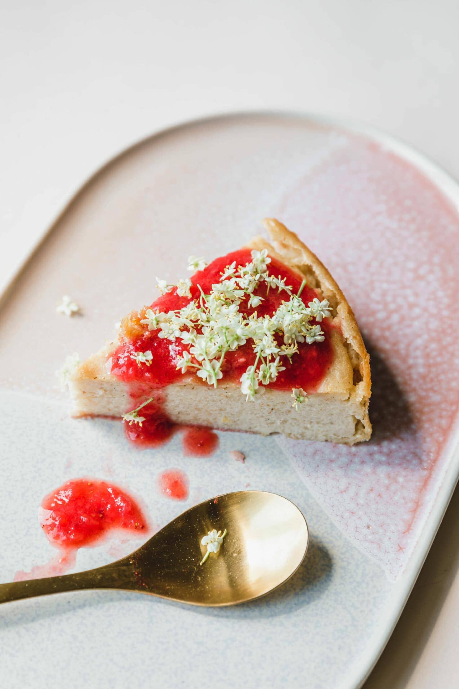 Veganer Käsekuchen ohne Boden · Eat this!