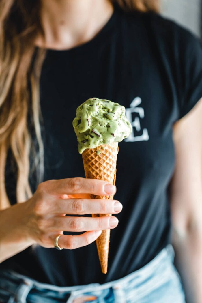 Vegane After Eight Eiscreme