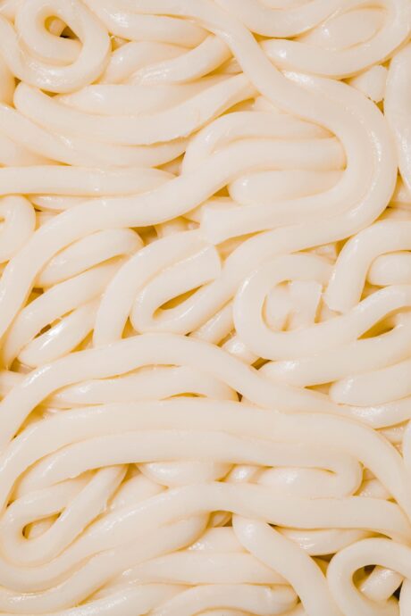 Udon-Nudeln Detail