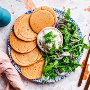 Die einfachsten Rote-Linsen-Pancakes