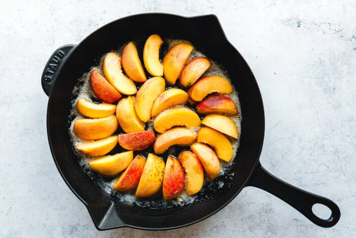 Zubereitung Pfirsich-Tarte-Tatin