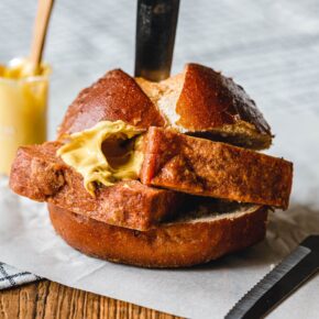 Veganer Leberkäse