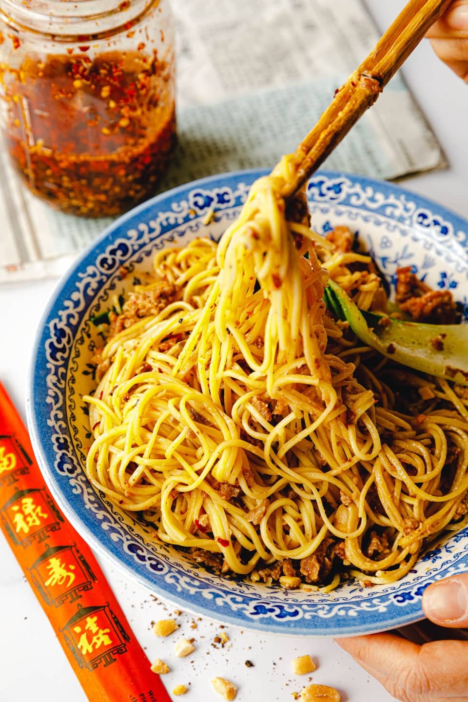 Vegane Dan Dan Nudeln – Szechuan Streetfood