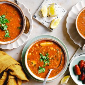 Vegane Harira – die marokkanische Kichererbsensuppe