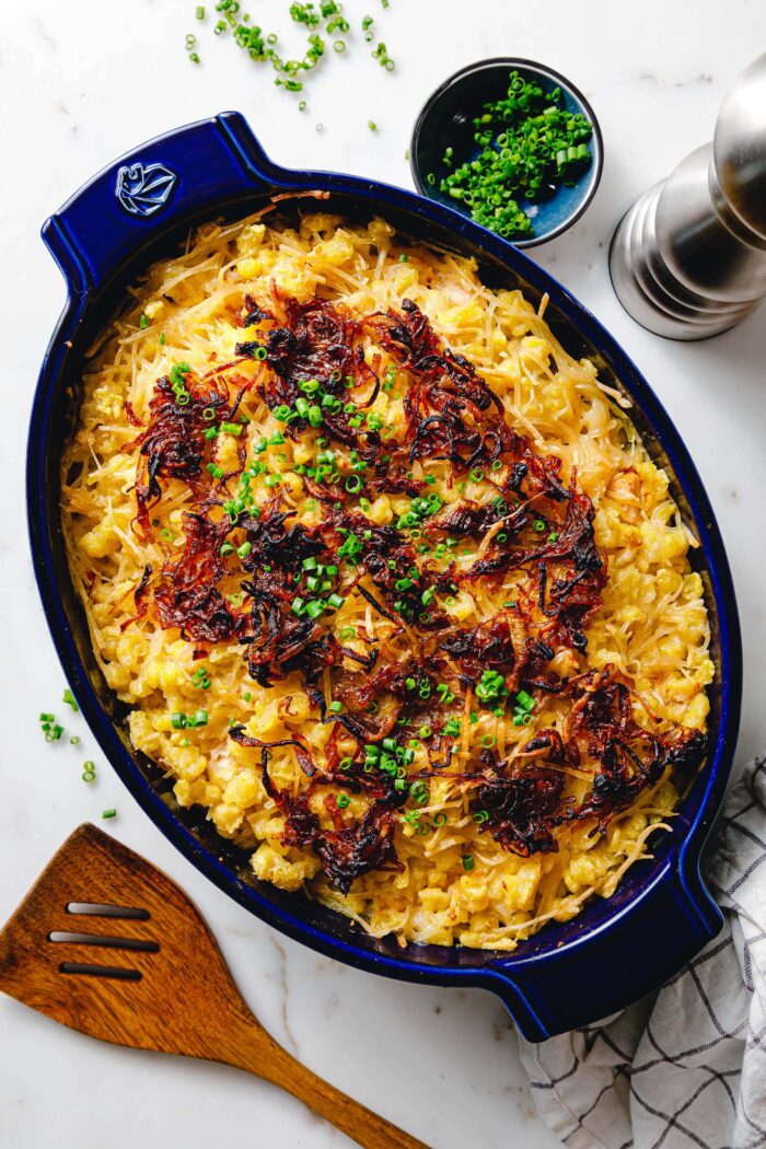 Vegane Käsespätzle