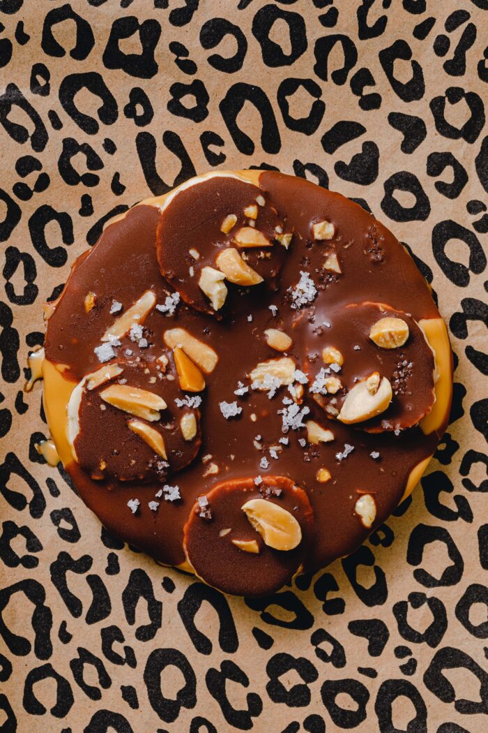 Vegane Snickers-Reiswaffeln