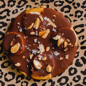 Vegane Snickers-Reiswaffeln