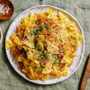 Karamellisierte Zwiebel-Pasta