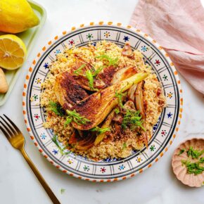 Geschmorter Fenchel mit Zitronen-Couscous