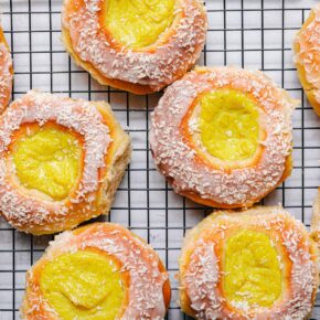 Vegane Skolleboller – norwegische Puddingteilchen