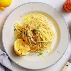Vegane Pasta al Limone