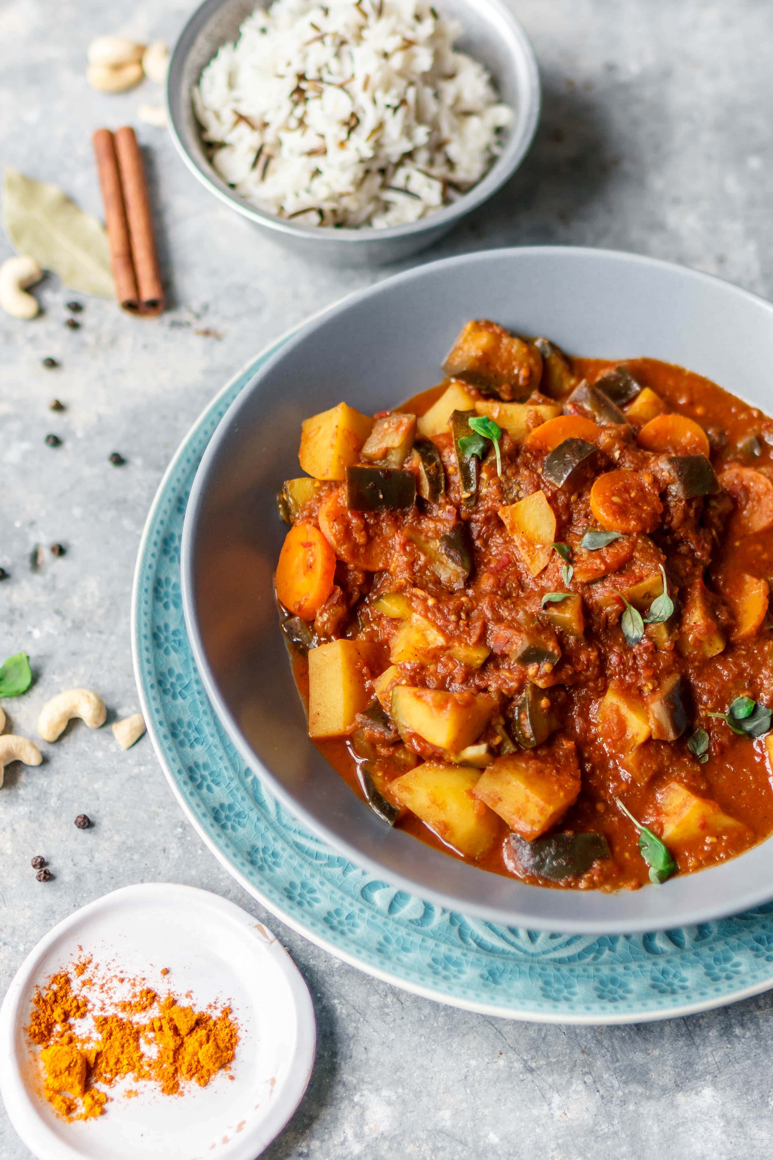 Kaschmir Curry mit Cashews &amp; Garam Masala · Eat this! Vegane Rezepte