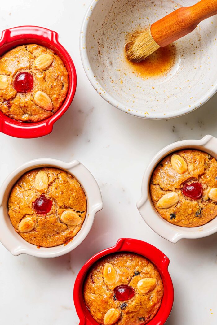 Vegane Mini-Früchtebrot-Napfkuchen mit Rum · Eat this! Vegane Mini-Früchtebrot-Napfkuchen mit Rum · Eat this!