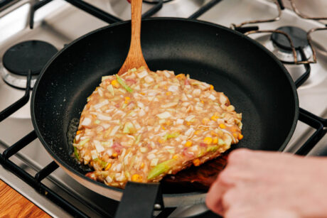 Vegane Okonomiyaki wenden