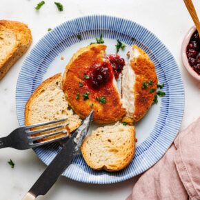 Veganer Back-Camembert