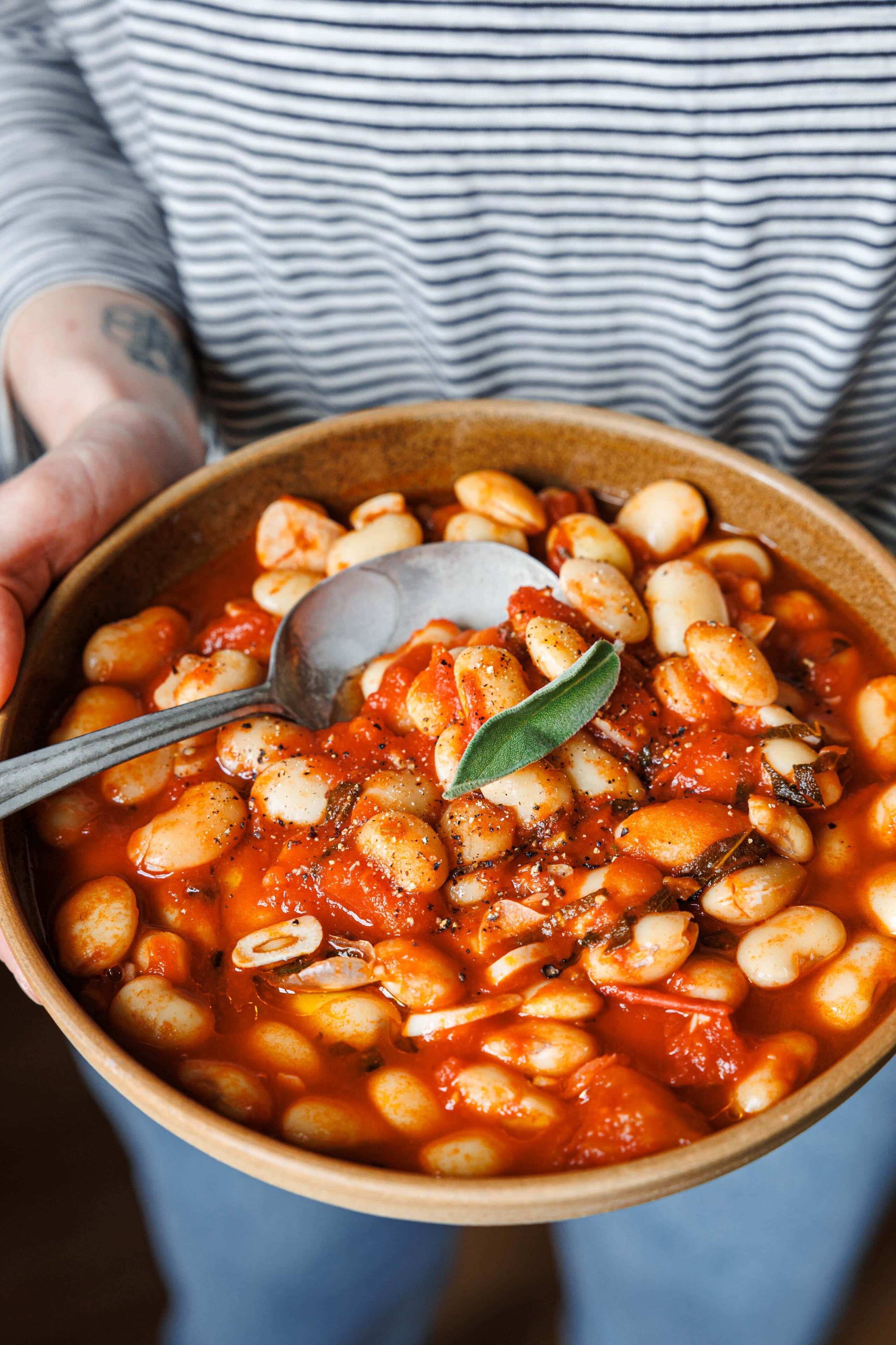 Geschmorte Salbei-Bohnen – Fagioli all’uccelletto · Eat this! Geschmorte Salbei-Bohnen – Fagioli all’uccelletto · Eat this!