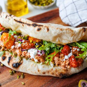 Veganes Pizza-Sandwich – Panuozzo