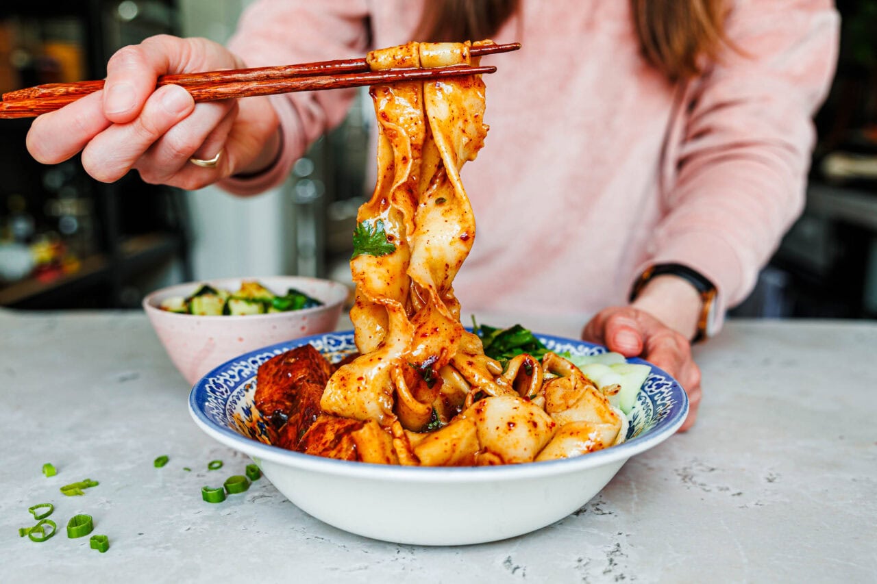 Vegane Biang Biang Nudeln